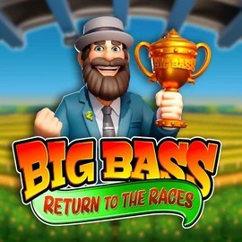 Big Bass Return to the Races game by Pragmatic Play – logo hosted on Shuffle Casino