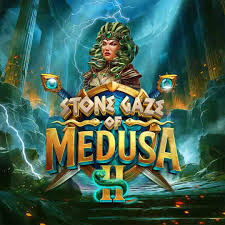 Stone Gaze of Medusa 2 logo – Slots by Stakelogic at Shuffle Casino